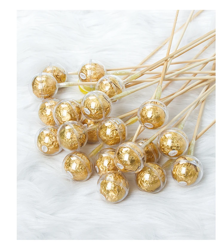 High Quality Wood Barbecue Bamboo Stick Flower Bouquet Arrangement Material Flower Shop Supplies DIY Sticks