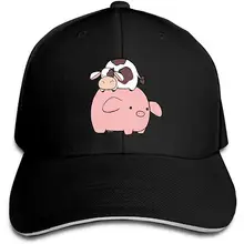 Мужская и женская настраиваемая бейсболка с надписью Love Pigs Trucker