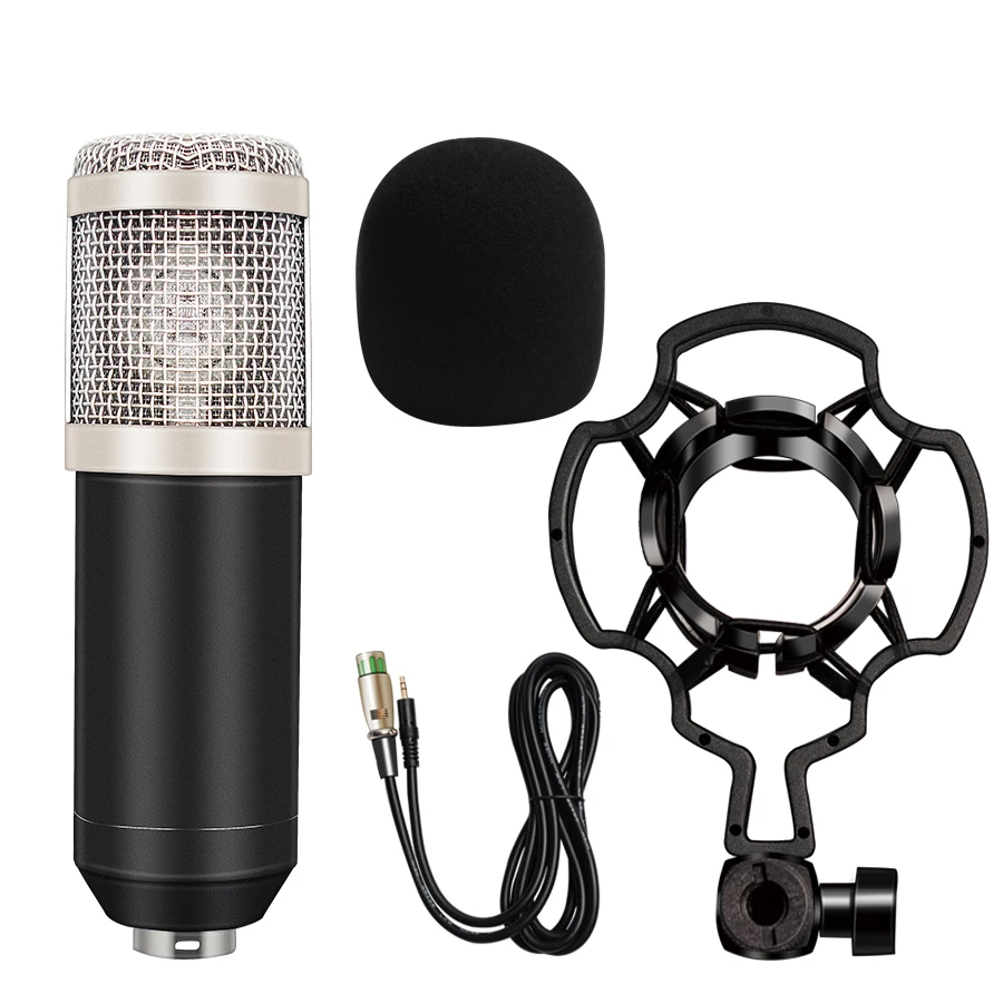 Bm-800 8 цветов конденсаторный микрофон BM800 Mikrofon KTV Bm 800 микрофон с ударным креплением для радио профессиональный студийный микрофон
