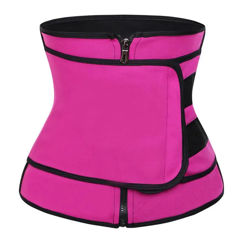 

Women Waist Cincher Underbust Neoprene Firm Waist Trainer Zipper Body Shaper Shapewear Tummy Control Slimming Belt Adjustable