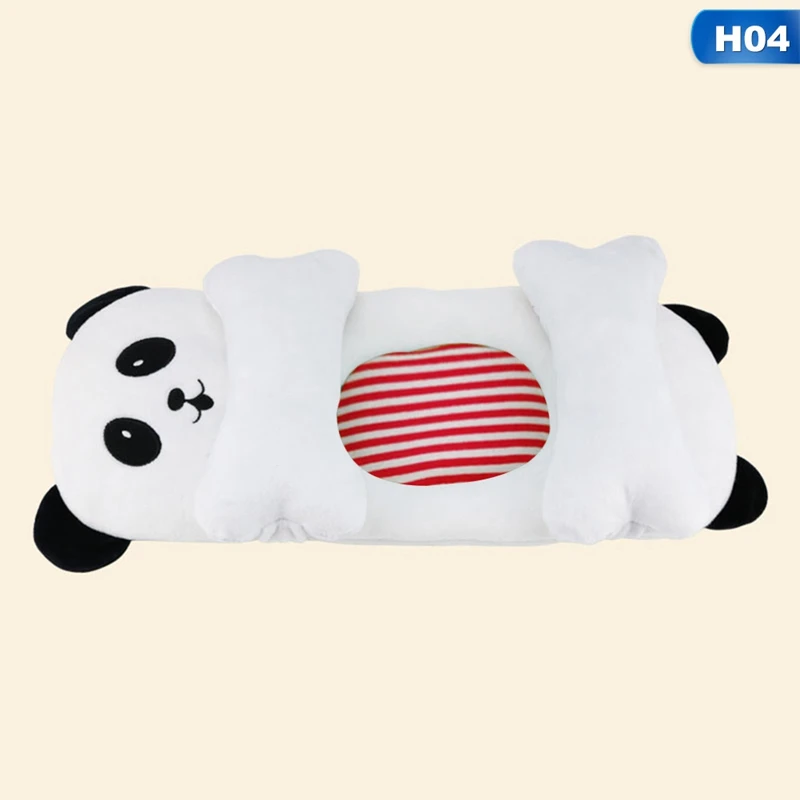 BB5633H04 Мультяшные подушки для новорожденных детей, безопасная хлопковая Нескользящая подушка для сна с плоской головкой, подушки для новорожденных - Цвет: BB5633H04
