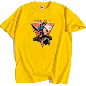 

Attack On Titan Cartoon Print T Shirts Men's Harajuku Hip Hop T-Shirts 2020 Summer Harajuku T-Shirts Fashion Cotton Male Tops