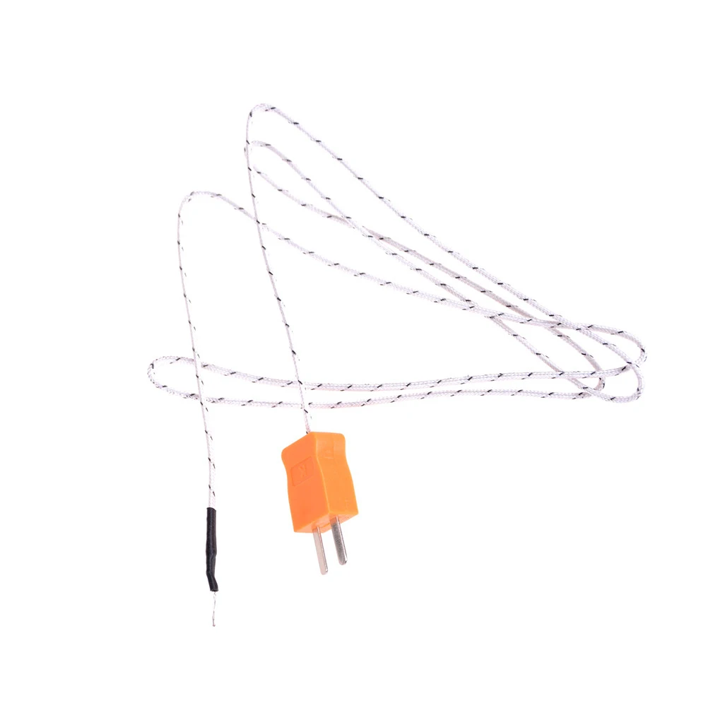 

1 pieces 1M Length Wire Temperature Test K-type TP-01 Thermocouple Sensor Probe Tester line use to TM-902C TES-1310 MD-6801