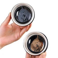 130 мл мастер чашка чайная чашка керамическая чашка для чая 999 серебро винтажные чайные чашки пуэр чашки большие чайные чаши посуда для напитков чайная посуда ремесла Декор подарок