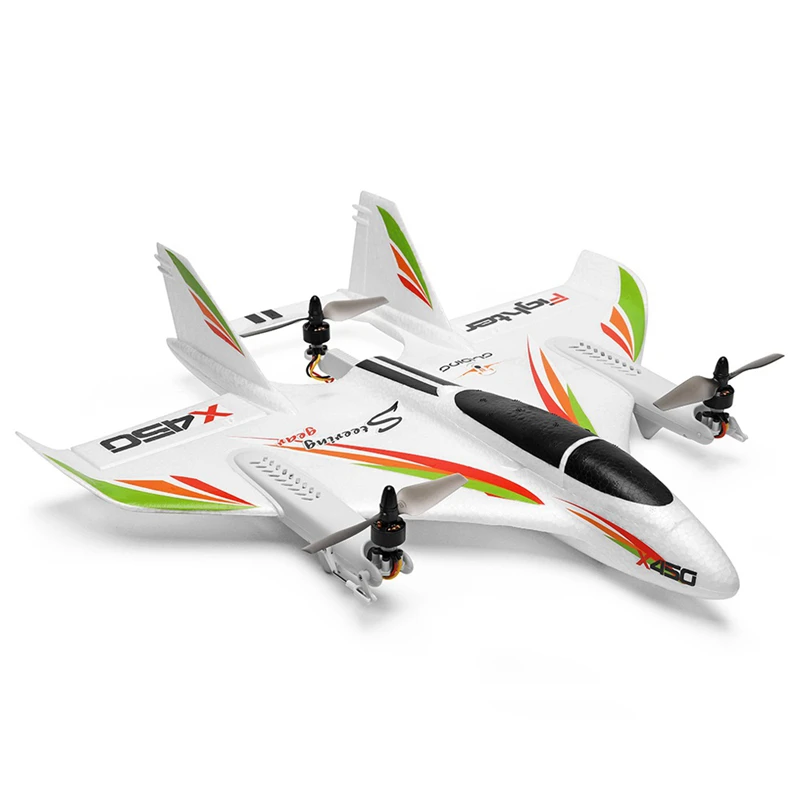XK X450 VTOL 2,4G 6CH EPO 450 мм размах крыльев 3D/6G режим переключаемый высший пилотаж RC Самолет RTF