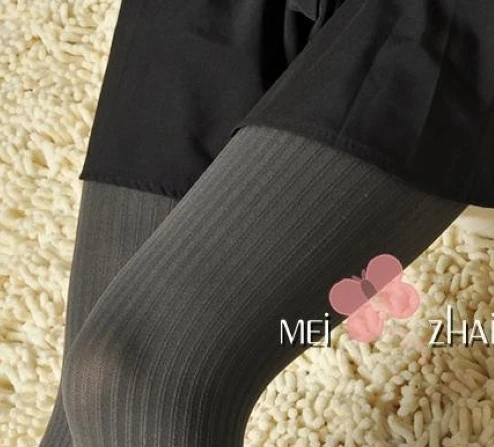 Dark gray LJCUIYAO осенние модные женские колготки высокого качества трикотажные бархатные плотные эластичные тонкие теплые белые колготки непрозрачные плотные колготки - Цвет: Dark gray