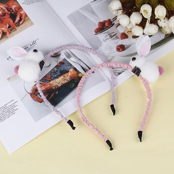 

1 Piece Cute Animals Hairpins Plush Rabbit Ears Hair Clips Girls Hair Accessories Kids Cute Rabbit Headbands Hairband Headwraps