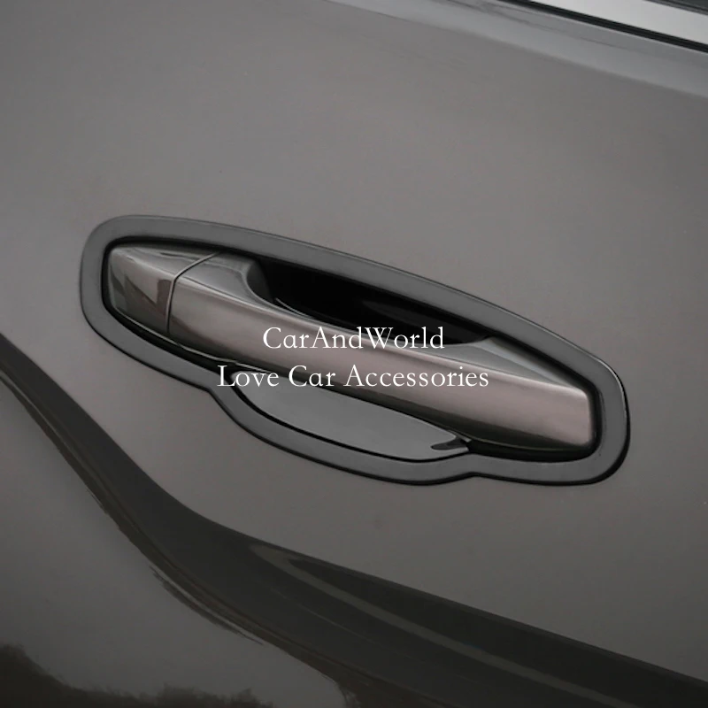 Stainless Steel For Volkswagen VW Teramont Atlas 2017-2021 External Door Handle Bowl Frame Cover Panel Trims Car Accessories | Автомобили