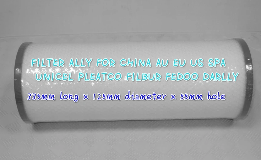 335 x 125mm spa pool hot tub filter Arctic pure Silver Sentinel spa filter Discount pool filter to Iceland Denmark 6