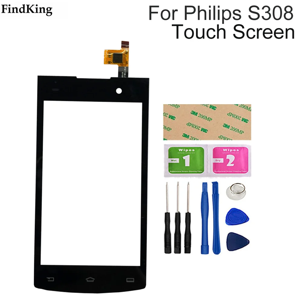 Стекло для мобильного сенсорного экрана Philips Xenium S308 стекло дигитайзер панель
