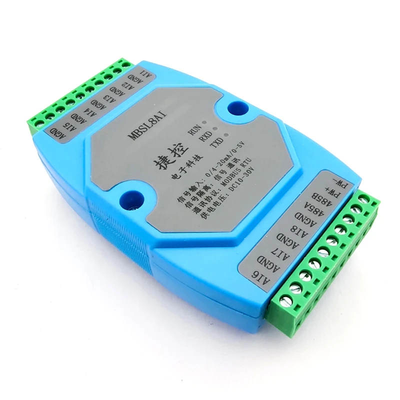 4-20mA/0-20mA 8 способ аналоговые входные изоляции приобретения модуль modbus RTU RS485