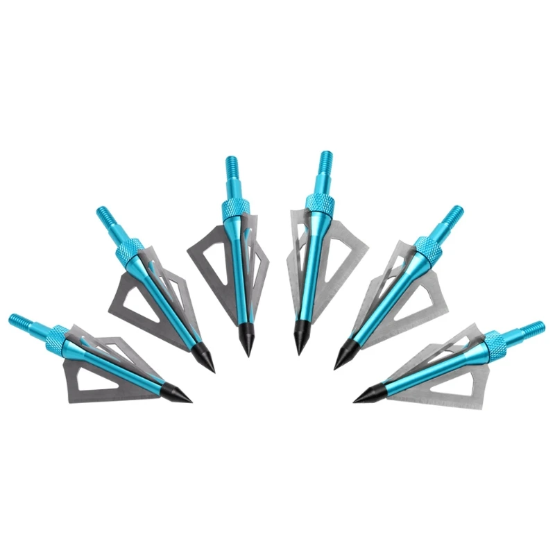 Archery Arrowhead 6 pcs 100 Grain 3 Blade