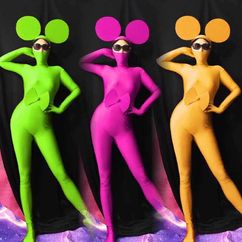 

Костюм gogo, одежда для сценических танцев, индивидуальный комбинезон с длинными рукавами для ночного клуба, бара, мыши