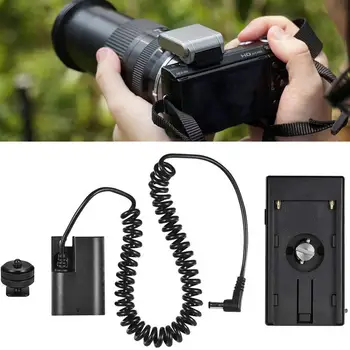 

Photo Studio kits NP-F970 to NP-FW50 Dummy Battery Plate Adapter Spring Cable for Son-y Camera