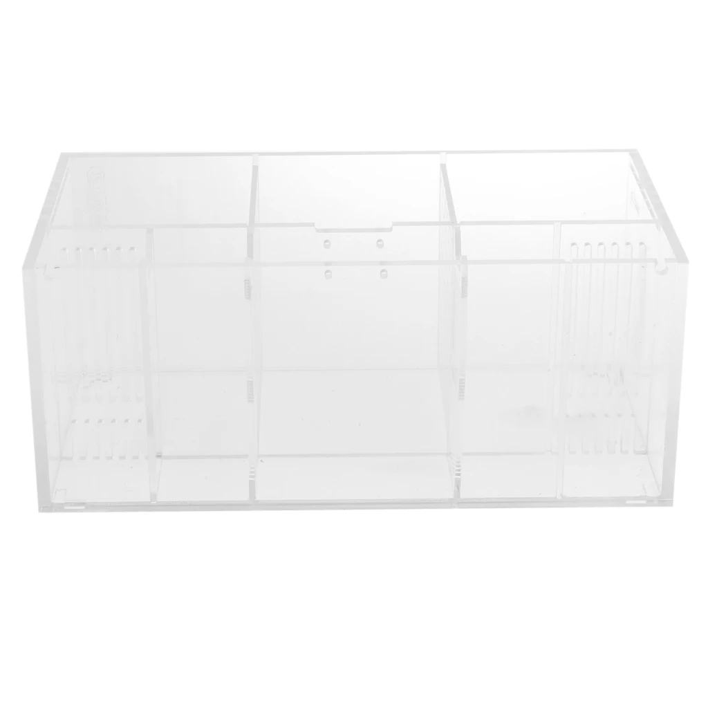 Acrylic Fish Tank Isolation Box Aquarium Breeding House Filter Box For Fish Guppies Betta Fish Hatchery Incubator Breeding Boxes