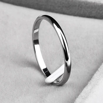 

TR-121 Thin Stainless Steel Three color Couple Ring Simple Fashion Rose Gold Finger Ring For Women jewelry