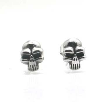 

Unisex 316L Stainless Steel Punk Skull Studs Earrings Newest