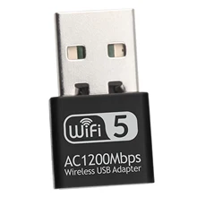 

Dual Band AC 1200Mbps USB WiFi Adapter 2.4G & 5G WiFi Dongle for PC Laptop