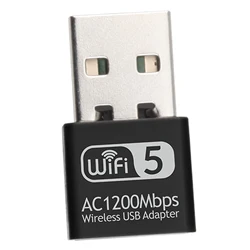 Banda dupla ac 1200mbps usb wifi adaptador 2.4g & 5g wifi dongle para computador portátil