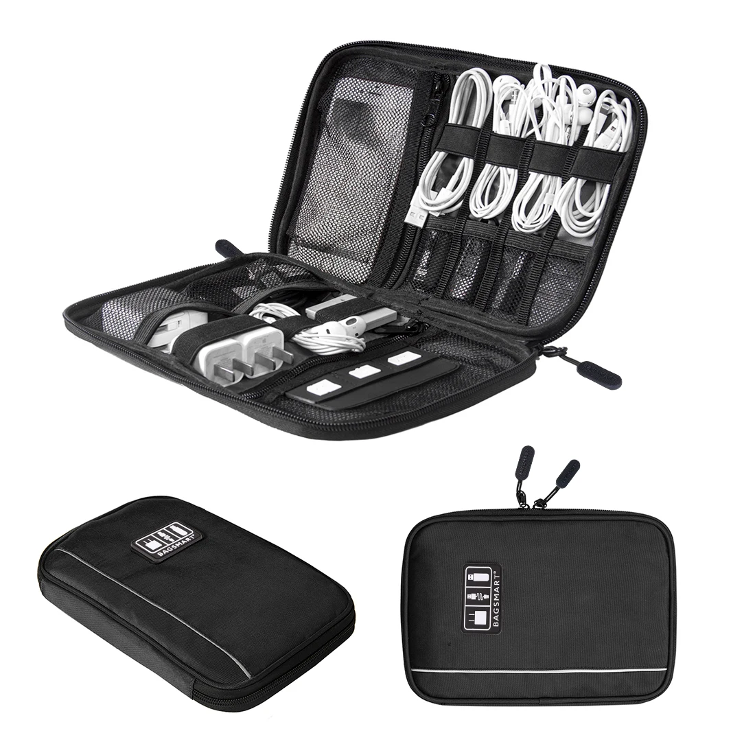 BAGSMART электронный интимные аксессуары сумки Travel Organizer для SD карты телефон Dater кабели наушники USB цифровой сумка организовать чехол