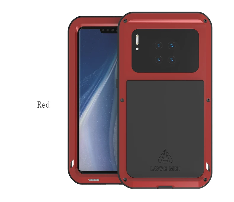 Мощный чехол Love Mei для huawei mate 30 Pro противоударный металлический алюминиевый чехол
