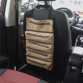 

Car Tool bag Auto Light Weight Khaki Pliers Screwdrivers Sockets Zippers