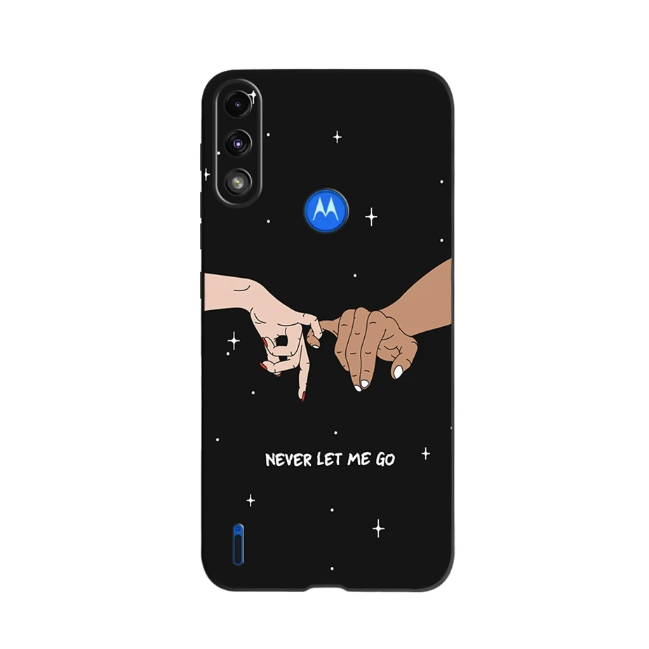 Durable Silicone Phone Back Cover - Soft TPU Protection for Motorola Moto E7 Series