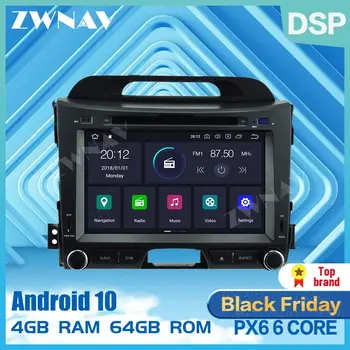 

PX6 DSP Android 10.0 Car Radio Multimedia DVD Video Player GPS For KIA Sportage 2010-2016 car GPS Navi Audio stereo BT Head unit