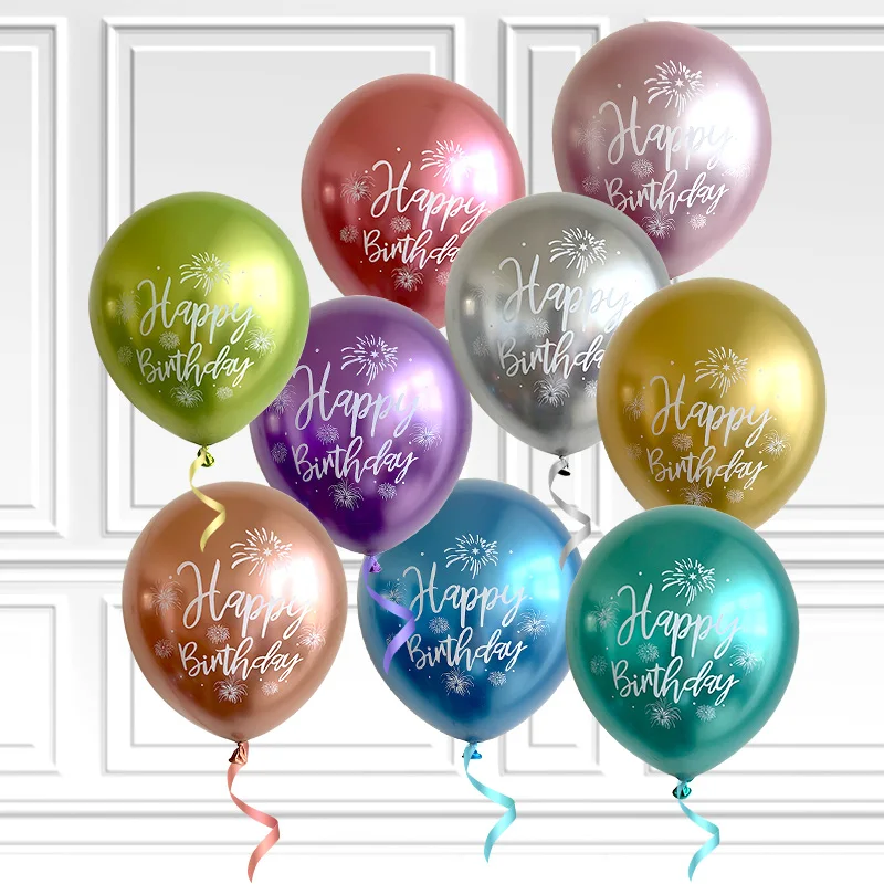 10/20pcs Happy Birthday Ballon Latex Balloons Inflatable Birthday Party  Decoration Baloons anniversaire