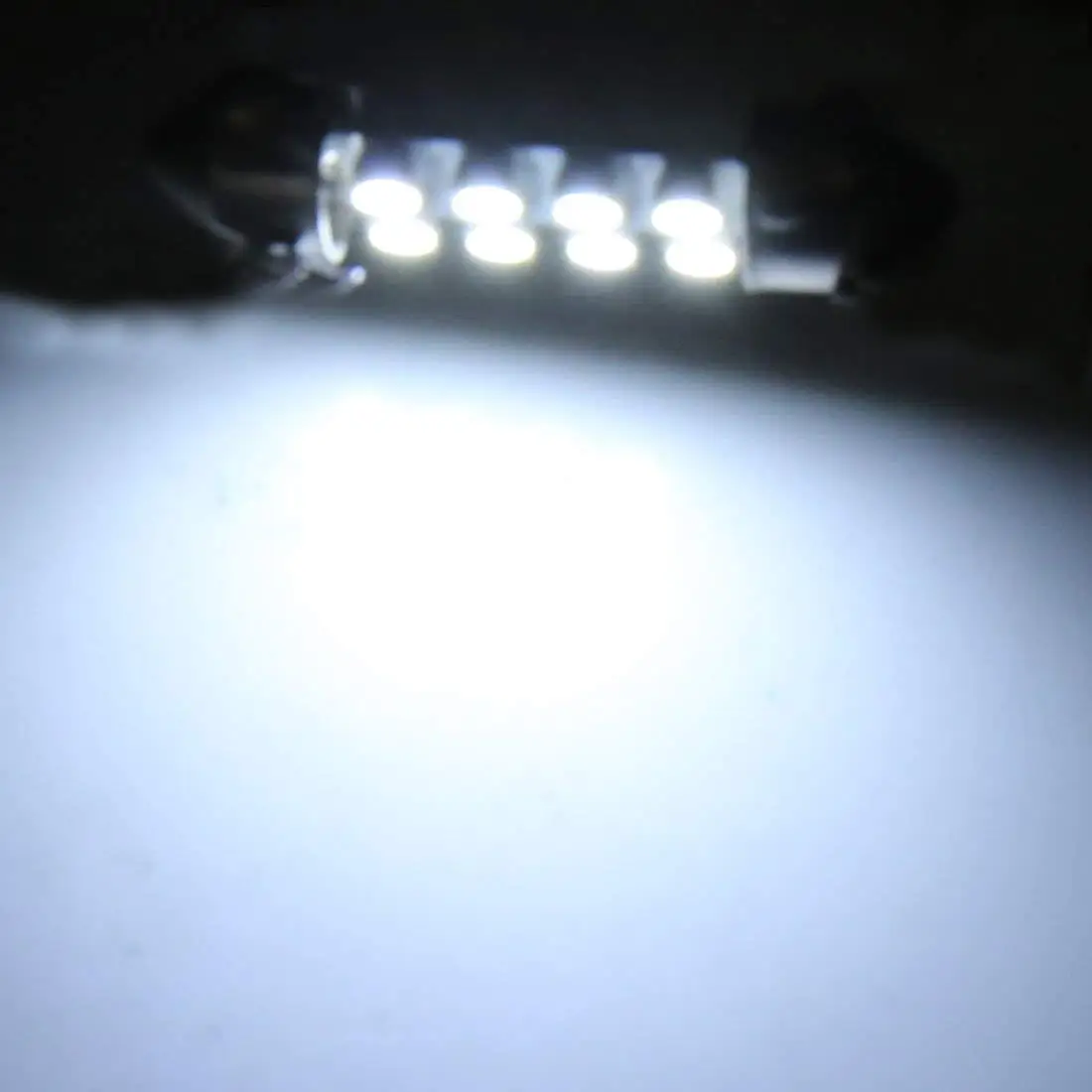 X Autohaux 10Pcs 37mm  ȭƮ 8-3528-SMD LED   ڵ ׸   Ʈ