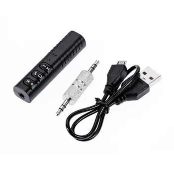 

Mini 3.5mm Jack Bluetooth Car Kit Handsfree Music Audio Receiver Adapter Auto Bluetooth AUX for Speaker Headphone Car