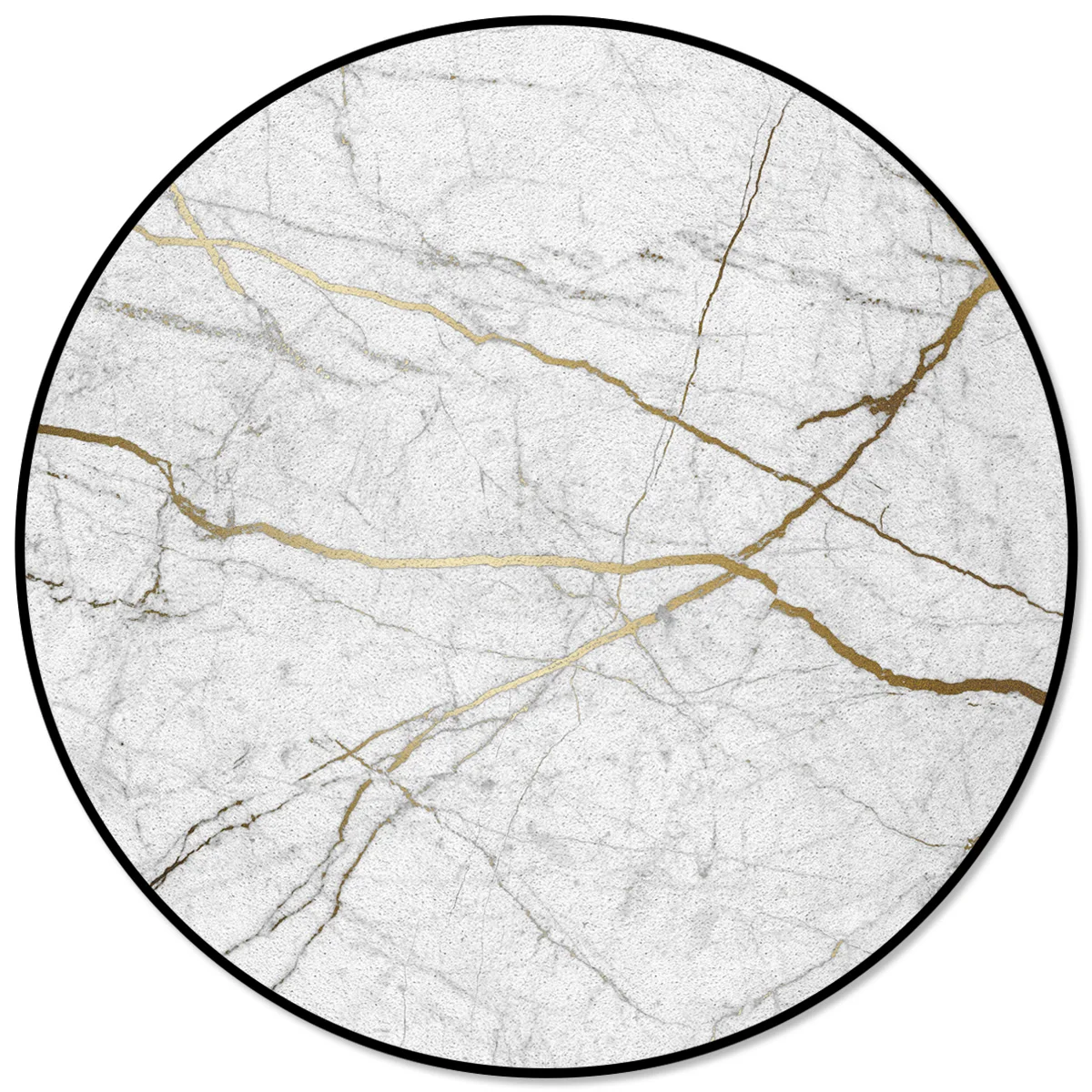Золотой блестящий Мраморный трендовый круглый ковер, ковры для декора гостиной, коврики для детской комнаты, коврики для спальни, современные коврики
