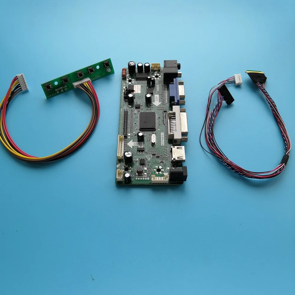 Комплект драйвера для LTN140AT22-P01/P02 1366*768 lcd панель 40pin экран DVI DIY M. NT68676 светодиодный HDMI плата контроллера VGA Аудио