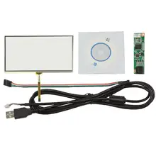 6,2 дюймов 4 провода резистивная сенсорная панель 150 мм x 90 мм с USB контроллер комплект приглашений