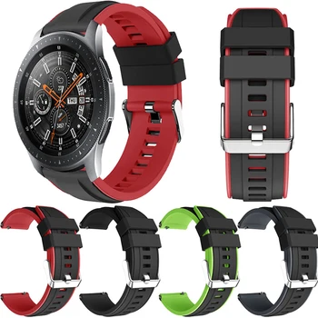 

22MM Silicone Watch Straps For Samsung Galaxy Watch 46MM Active2 2 44MM 40MM Smart Bracelet Band For Gear S3 Classic/Frontier
