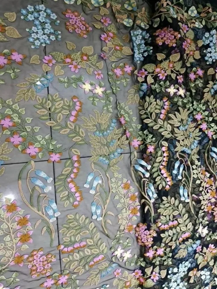 High-quality embroidered lace African Nigerian lace fabric suitable for clothing and apparel DIY dress fabric