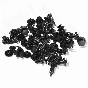 

40Pcs 7mm-10mm Car Rivet Fastener Push Clips 4 styles Auto Hole Rivet Retainer Push Engine Cover Car Door Trim Panel Clip
