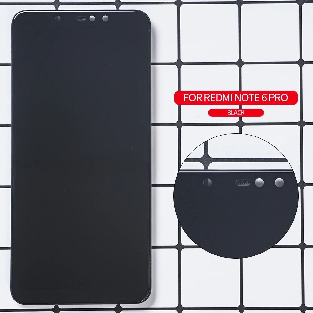 

Original 6.26'' LCD For Xiaomi Redmi Note 6 Pro LCD Display Touch Screen Digitizer Assembly For Redmi Note 6Pro LCD Replacement