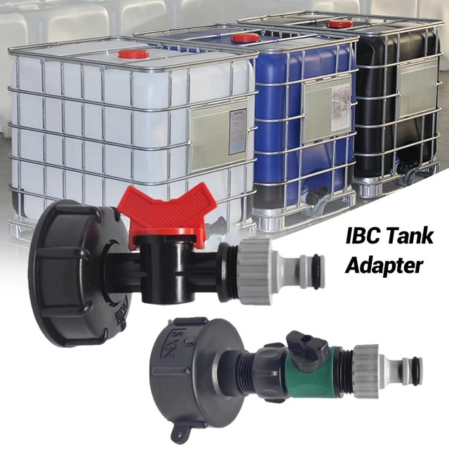 IBC Tankhahn 60mm Grob Gewindeanschluss 1000 Litre Wasserbehälter Fitting
