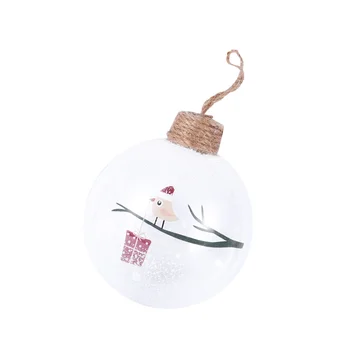

1pc Hanging Pendant Pretty Fashion Creative Christmas Tree Glass Ball Glass Christmas Ball Christmas Ball Hanging Pendant