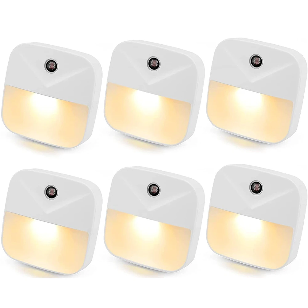 EU US Plug Night Light Mini Square Motion Sensor Light 220 V Bedroom