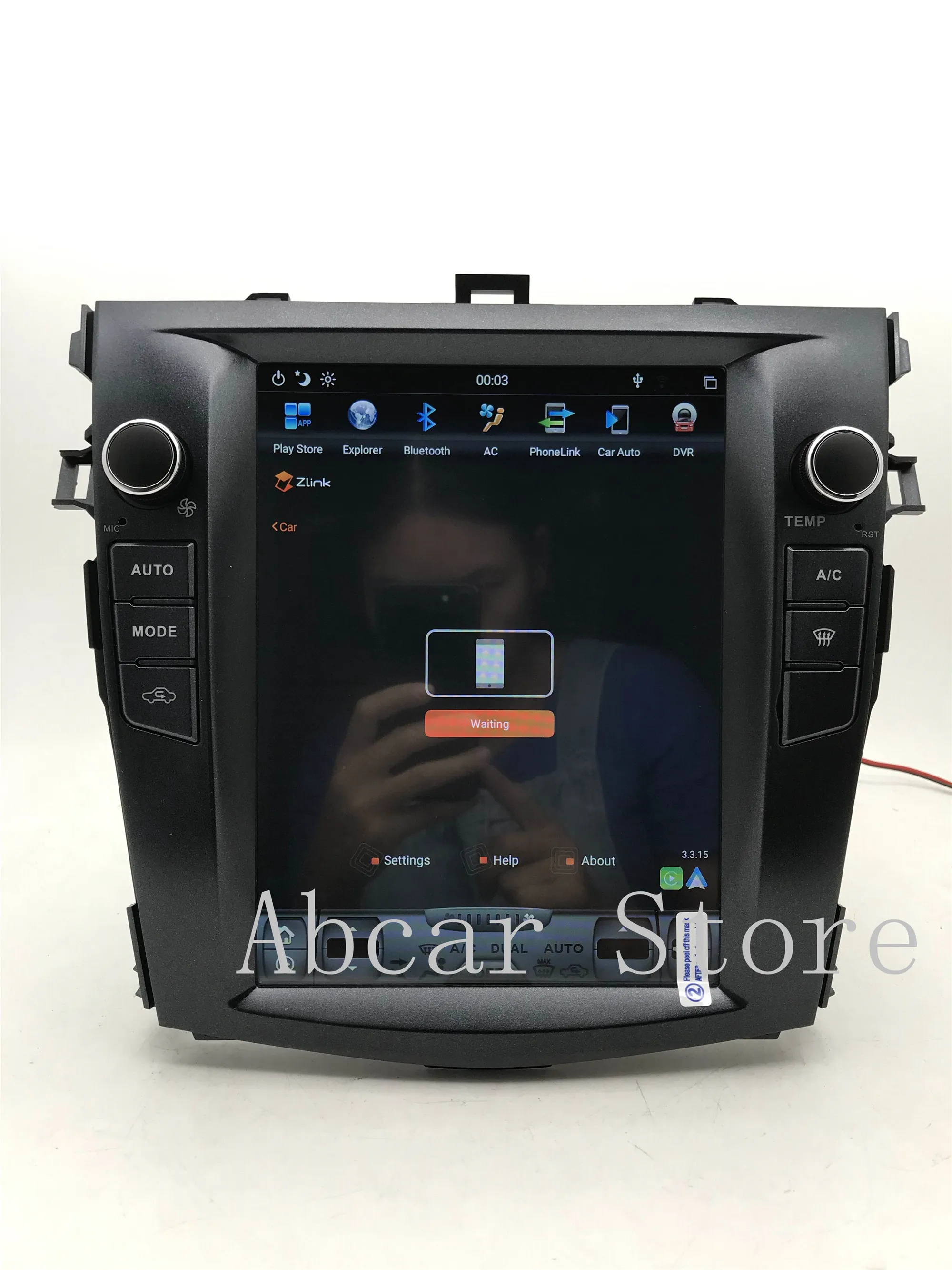 10,4 ''Tesla стиль Android 8,1 автомобильный dvd-плеер gps навигация для Toyota Corolla 2006-2013 головное устройство стерео px6 carplay радио ips