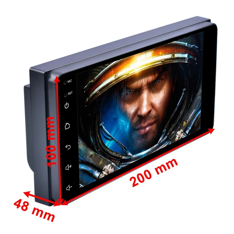 

New 2 Din Car Radio 7 Inch Car Mp5 Multimedia Player Android 8.0 Car Radio Gps Navigation Wifi Bluetooth for Toyota