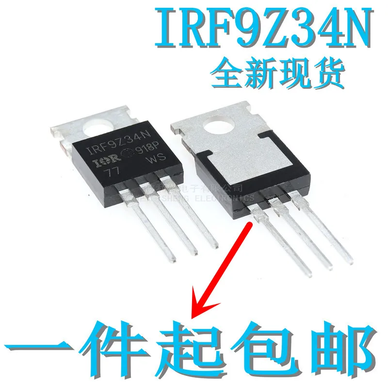 10 шт./лот новый транзистор с полевым эффектом Irf9z34npbf P силовая трубка Irf9z34n TO-220 |