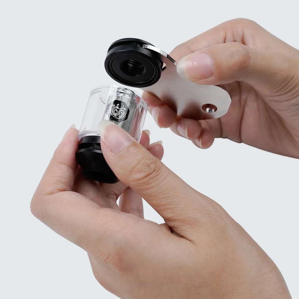 Bitspower-filtro de Refrigeração à Água Touchaqua g1 Filtro Universal Limpeza Dupla Material Acrílico Preto Ventiladores e resfriadores - Imagem 5