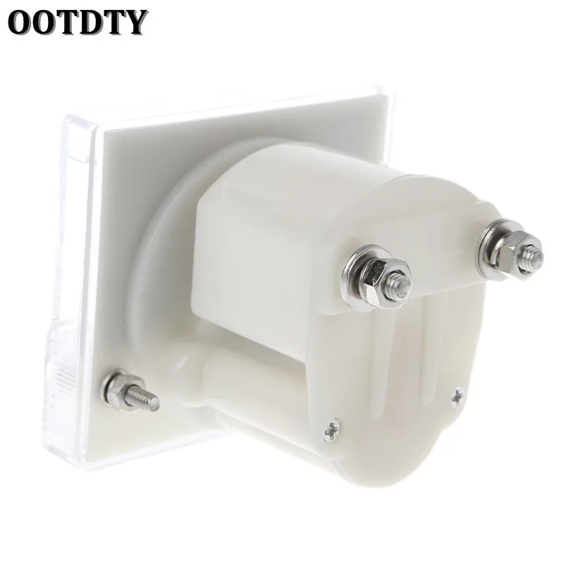 OOTDTY 0-10A Аналоговый DC панельный измеритель тока Amperemeter прямоугольник измерительный индикатор New63HF