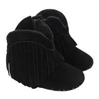 Toddler Footwear Boots Newborns Prewalkers For Unisex Baby Boys Girls Winter Keep Warm Moccasins Tassel Footwear Shoes Sneakers 6