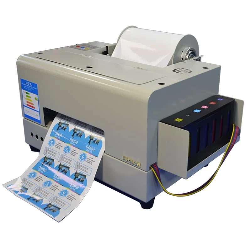 A4 Digital Color Label Printer Water Based Label Printer Waterproof Desktop Bottle Label Printing Machine