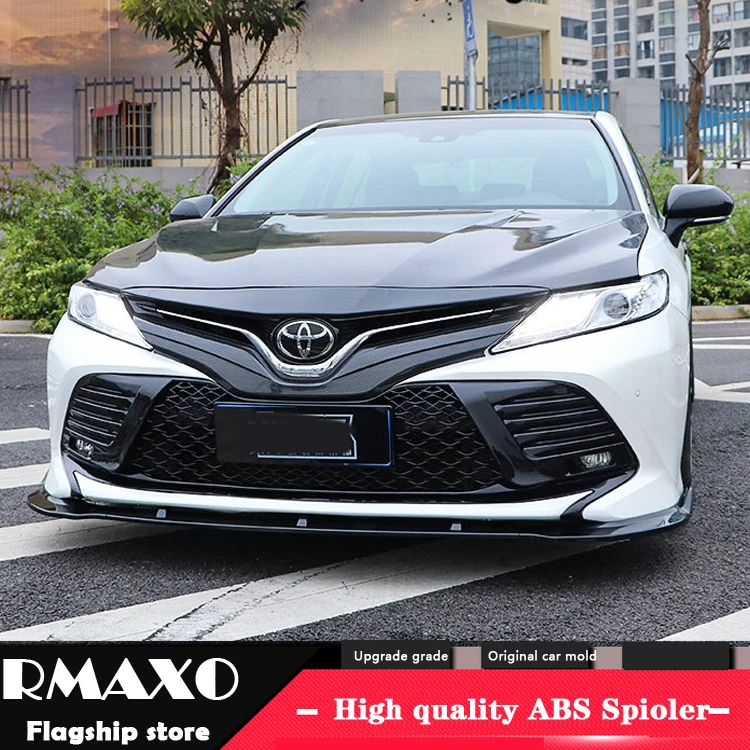 Для Camry ABS защита выхлопного отверстия заднего бампера для- Toyota Camry набор бампер задняя Передняя Лопата задний спойлер