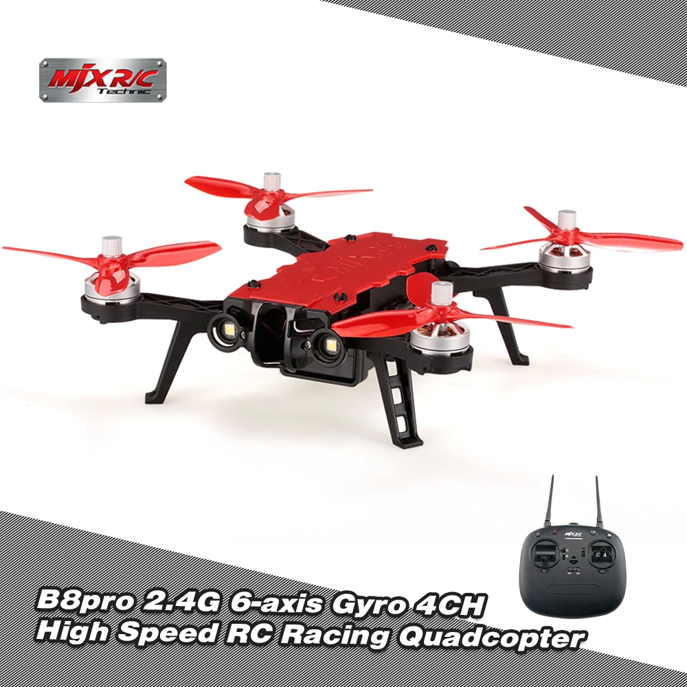 

MJX B8pro 2.4G 6-axis Gyro 4CH 5.8G 720P Camera Drone Angle Acro Mode Switch High Speed Brushless RC Quadcopter Racing Drone